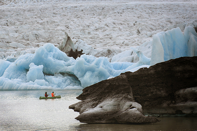 FjallSárlón - Iceland Paddling between giants