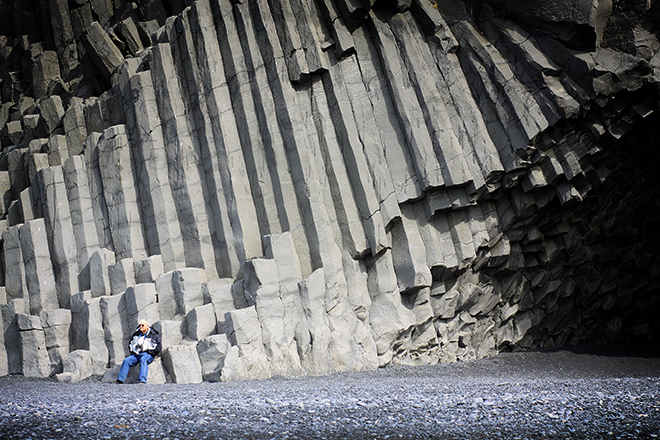 Reynisfjara beach, Iceland Rock formations at Reynisfjara