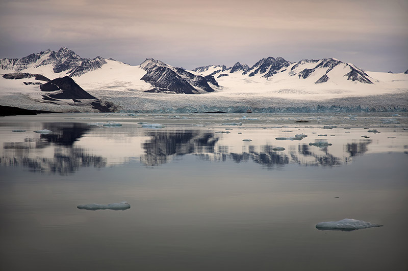 Lilliehöökbreen, Spitsbergen Glacier view