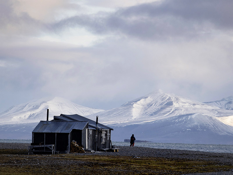 Spitsbergen Remote trapper hut